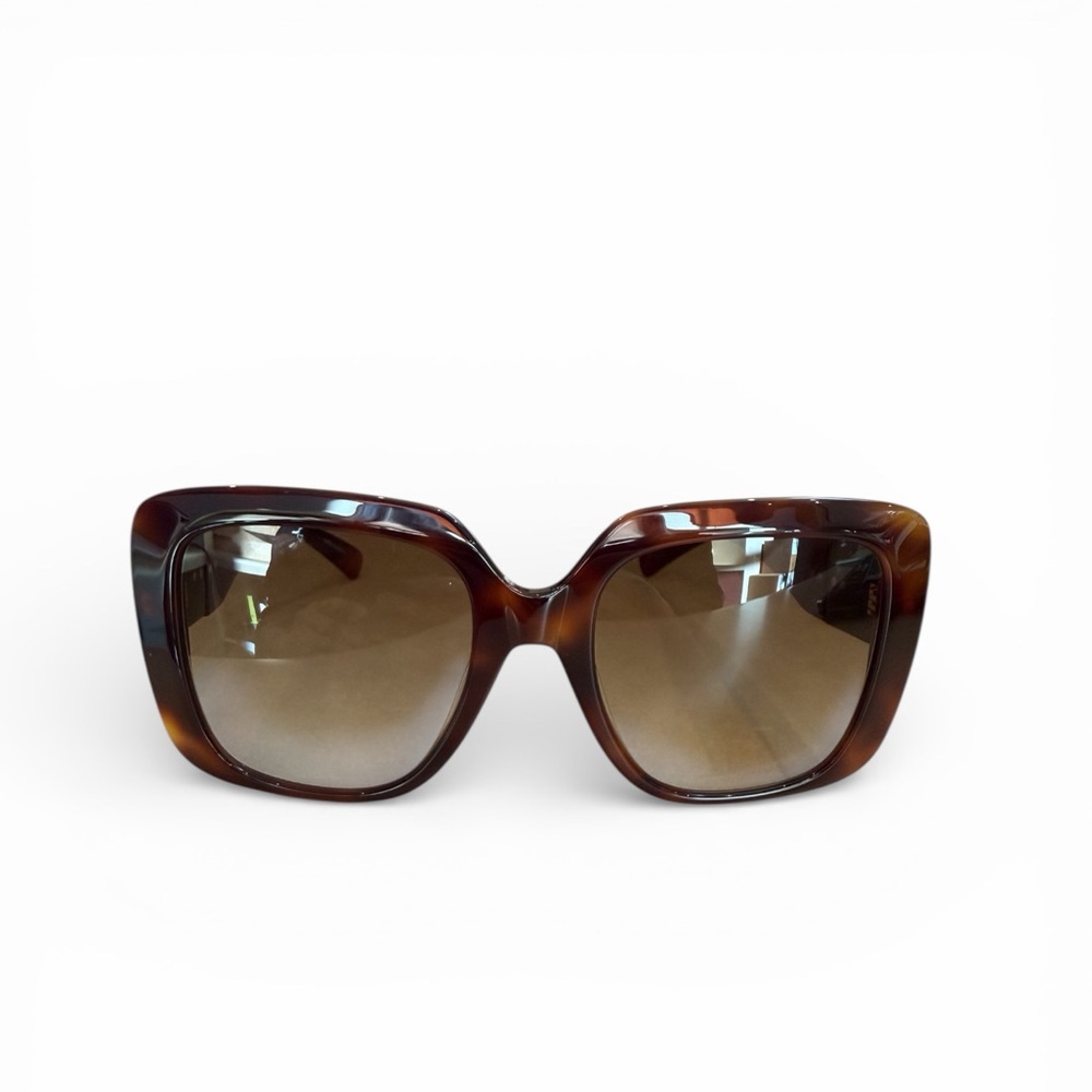 Longchamp Tortoise Shell Square Sunglasses NWT - image 3
